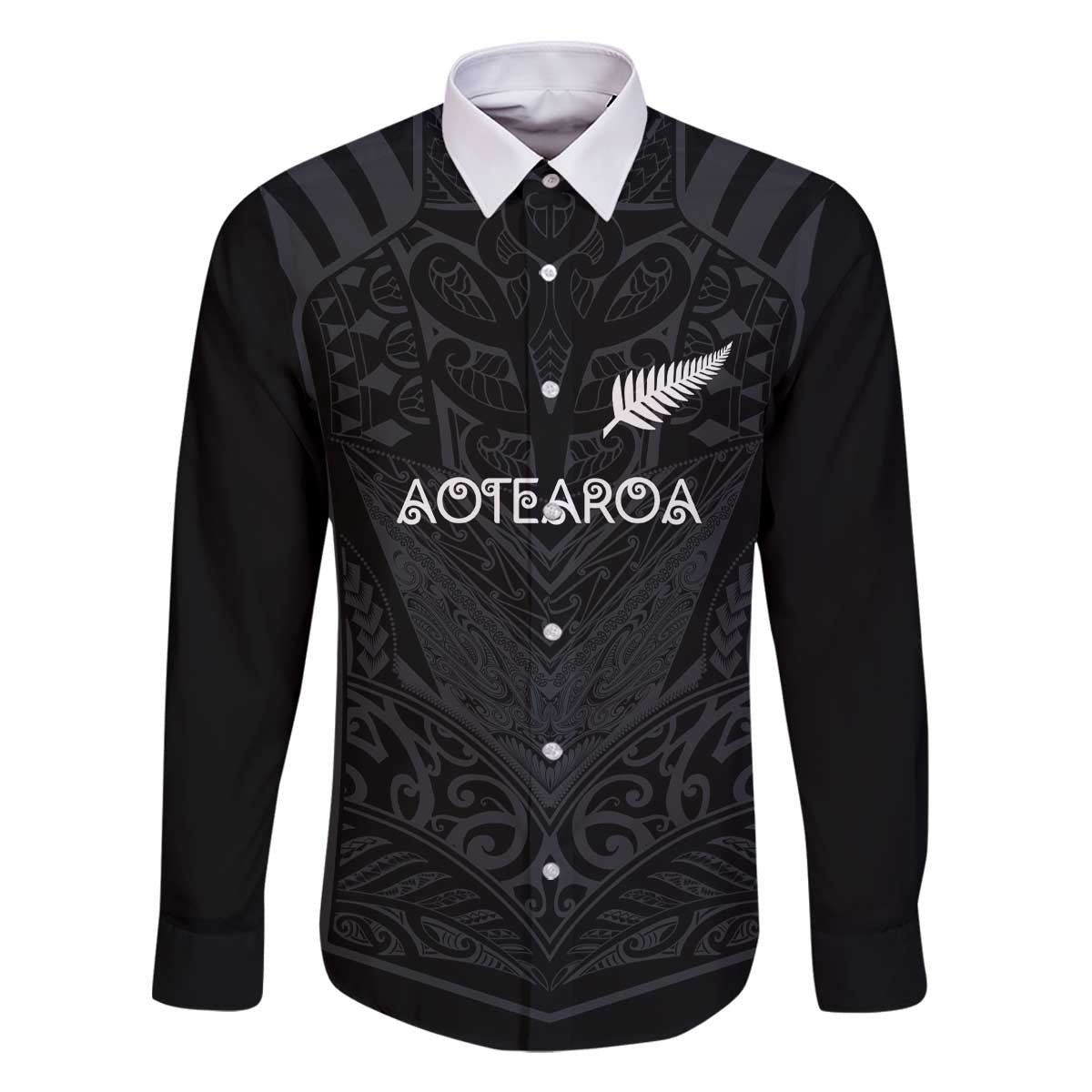 Custom Aotearoa Rugby Family Matching Off The Shoulder Long Sleeve Dress and Hawaiian Shirt The Blacks-Sporty T90 Style - Polynesian Pride