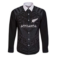 Custom Aotearoa Rugby Family Matching Puletasi and Hawaiian Shirt The Blacks-Sporty T90 Style - Polynesian Pride