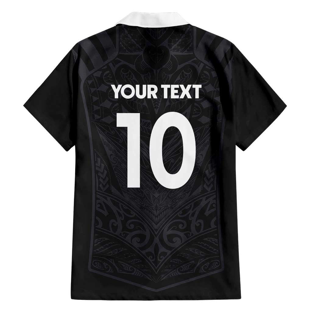 Custom Aotearoa Rugby Family Matching Tank Maxi Dress and Hawaiian Shirt The Blacks-Sporty T90 Style - Polynesian Pride