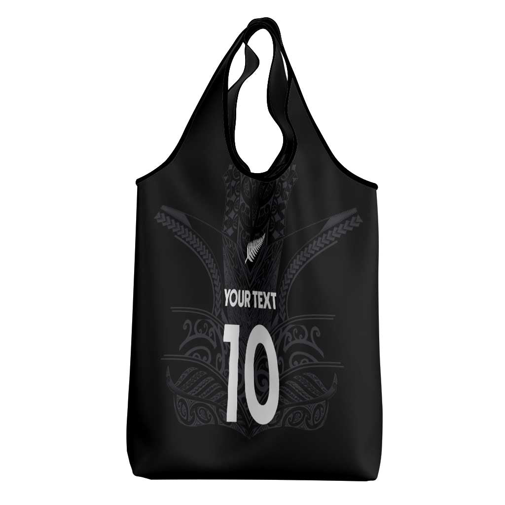 Custom Aotearoa Rugby Grocery Bag The Blacks-Sporty T90 Style - Polynesian Pride