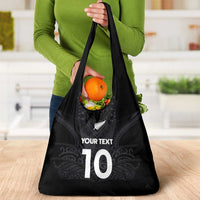 Custom Aotearoa Rugby Grocery Bag The Blacks-Sporty T90 Style - Polynesian Pride