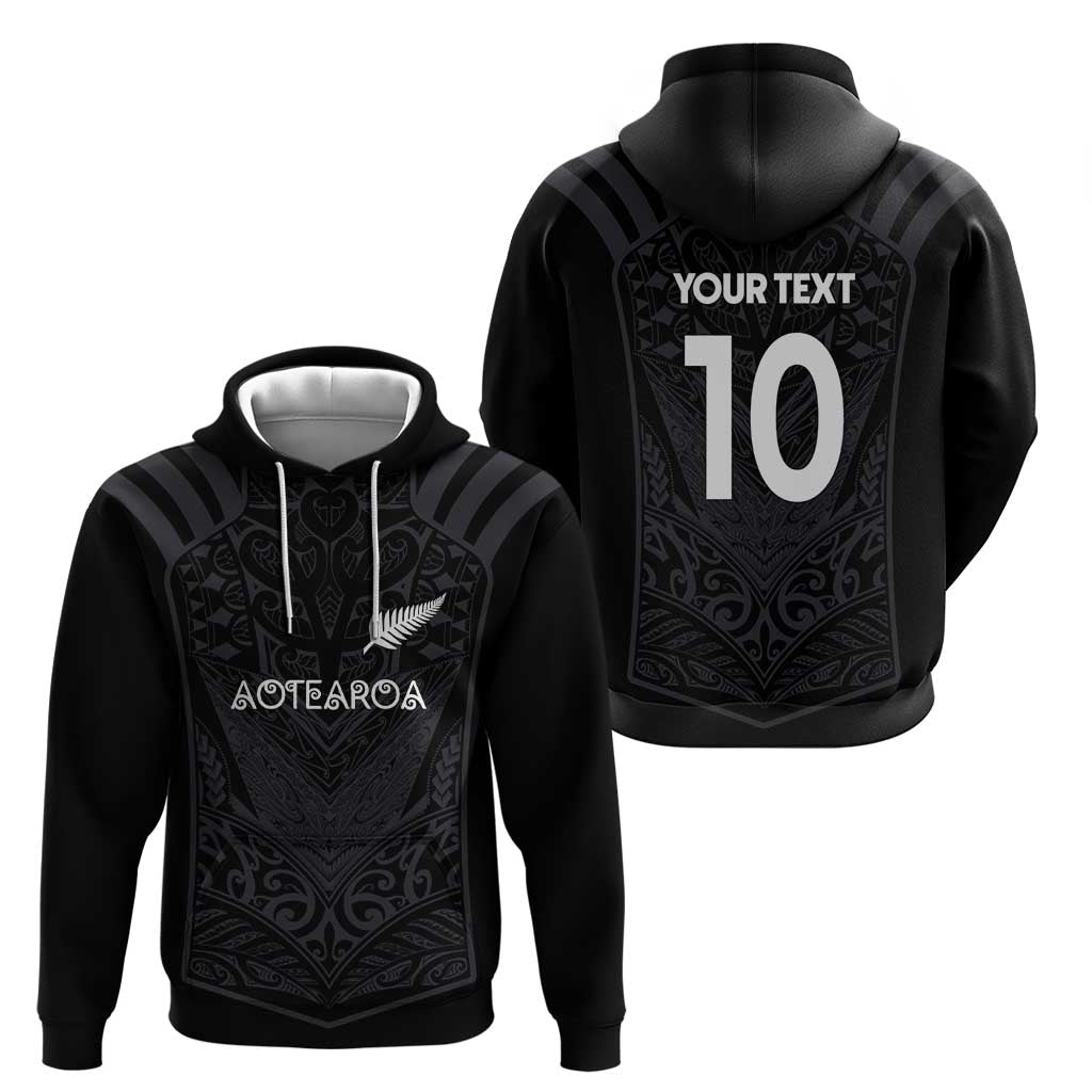 Custom Aotearoa Rugby Hoodie The Blacks-Sporty T90 Style - Polynesian Pride