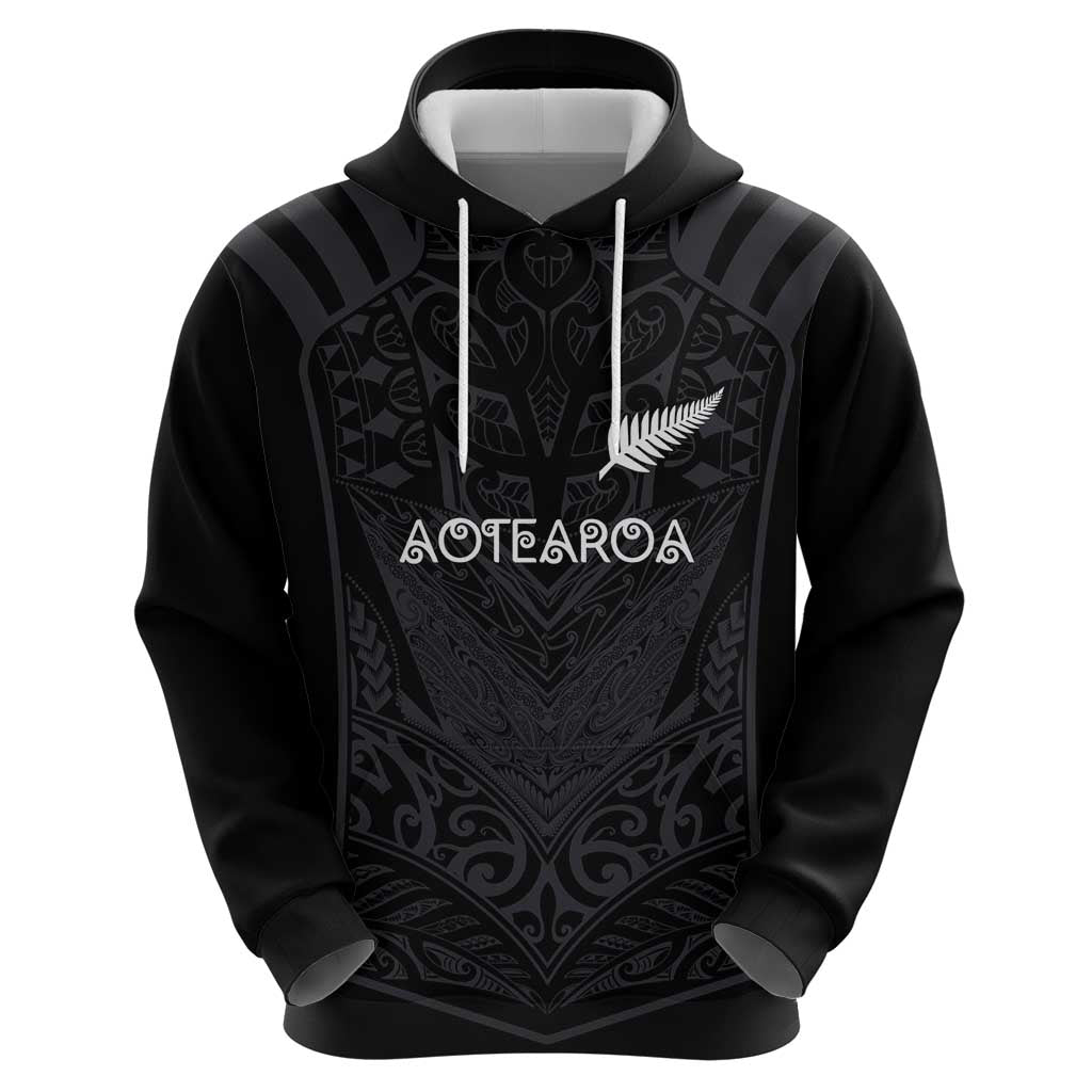 Custom Aotearoa Rugby Hoodie The Blacks-Sporty T90 Style - Polynesian Pride