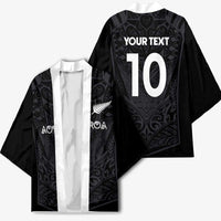 Custom Aotearoa Rugby Kimono The Blacks-Sporty T90 Style - Polynesian Pride