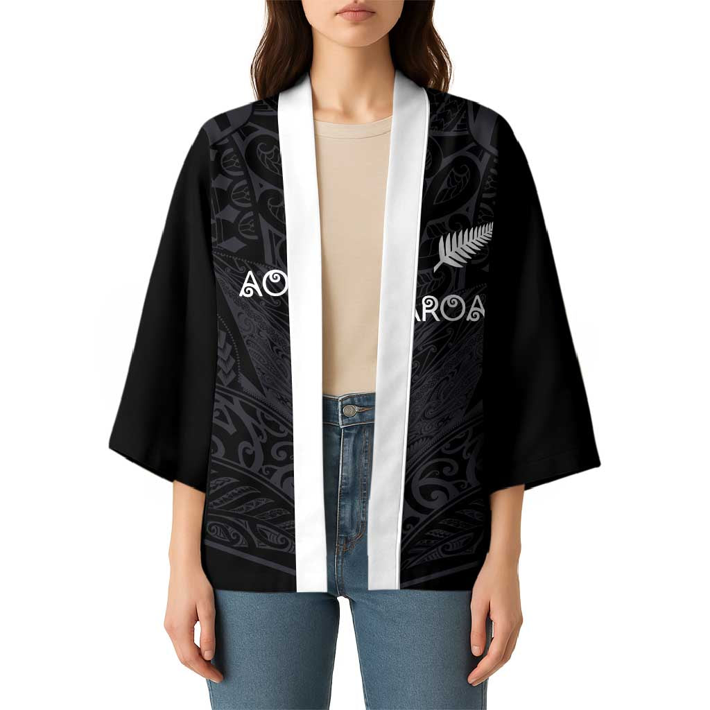 Custom Aotearoa Rugby Kimono The Blacks-Sporty T90 Style - Polynesian Pride