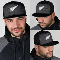 Aotearoa Rugby Mesh Trucker Cap The Blacks-Sporty T90 Style - Polynesian Pride