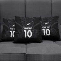 Custom Aotearoa Rugby Pillow Cover The Blacks-Sporty T90 Style - Polynesian Pride