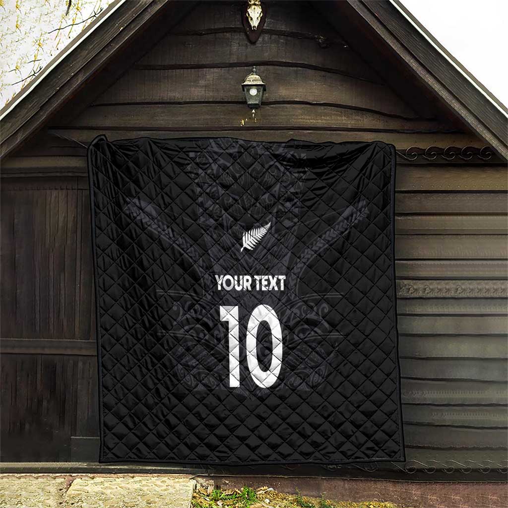 Custom Aotearoa Rugby Quilt The Blacks-Sporty T90 Style - Polynesian Pride