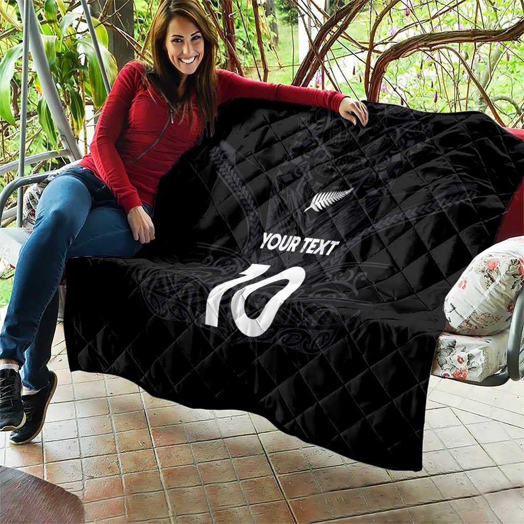 Custom Aotearoa Rugby Quilt The Blacks-Sporty T90 Style - Polynesian Pride
