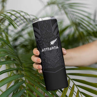 Custom Aotearoa Rugby Skinny Tumbler The Blacks-Sporty T90 Style - Polynesian Pride