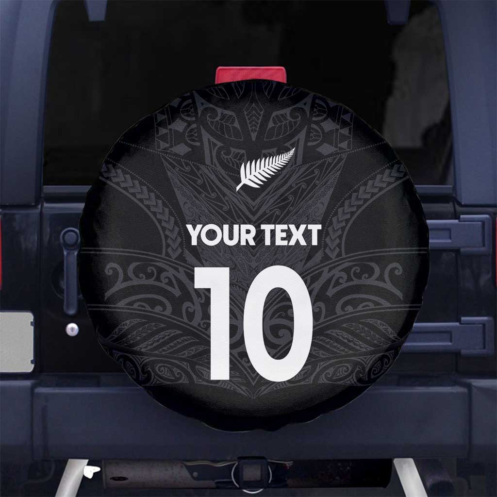 Custom Aotearoa Rugby Spare Tire Cover The Blacks-Sporty T90 Style - Polynesian Pride