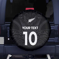 Custom Aotearoa Rugby Spare Tire Cover The Blacks-Sporty T90 Style - Polynesian Pride