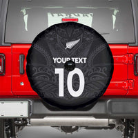 Custom Aotearoa Rugby Spare Tire Cover The Blacks-Sporty T90 Style - Polynesian Pride