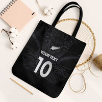 Custom Aotearoa Rugby Tote Bag The Blacks-Sporty T90 Style - Polynesian Pride