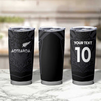 Custom Aotearoa Rugby Tumbler Cup The Blacks-Sporty T90 Style - Polynesian Pride