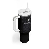 Custom Aotearoa Rugby Tumbler With Handle The Blacks-Sporty T90 Style - Polynesian Pride