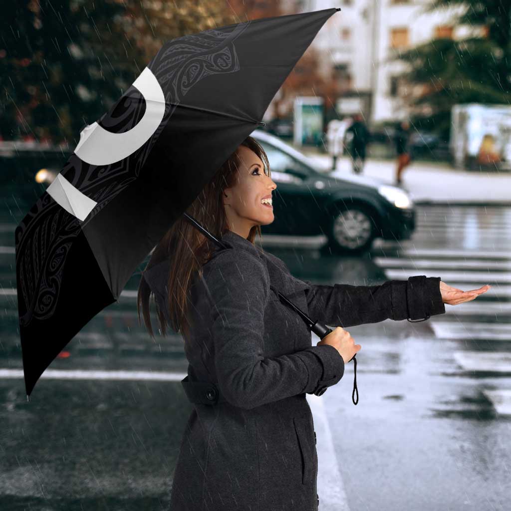 Custom Aotearoa Rugby Umbrella The Blacks-Sporty T90 Style - Polynesian Pride