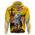 Niue ANZAC Day Zip Hoodie Soldier and Gallipoli Lest We Forget LT03 Pullover Hoodie Yellow - Polynesian Pride