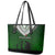 Norfolk Island ANZAC Day Leather Tote Bag Soldier Lest We Forget Camouflage LT03 - Polynesian Pride