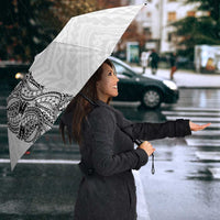 American Samoa Flag Day Umbrella Tribal Tattoo with Eagle White