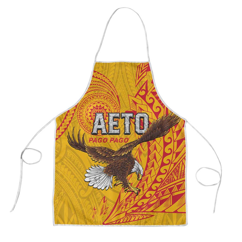 American Samoa Flag Day Apron Fautasi Race Pago Pago-Aeto Eagle Wings Tribal Style LT03 Multicolor - Polynesian Pride