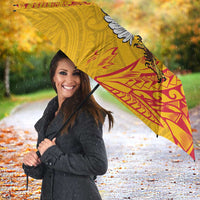 American Samoa Flag Day Umbrella Fautasi Race Pago Pago-Aeto Eagle Wings Tribal Style LT03 - Polynesian Pride