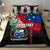 Personalised Samoa Indenpendence Day Bedding Set Tropical Samoan Coat of Arms With Siapo Pattern LT03 - Polynesian Pride