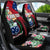 Personalised Samoa Indenpendence Day Car Seat Cover Tropical Samoan Coat of Arms With Siapo Pattern LT03 - Polynesian Pride