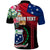 Personalised Samoa Indenpendence Day Polo Shirt Tropical Samoan Coat of Arms With Siapo Pattern LT03 - Polynesian Pride