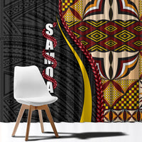 Samoa Siapo Ula Fala Window Curtain Polynesian Tribal Pattern LT03 - Polynesian Pride