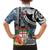 Fiji Day Family Matching Summer Maxi Dress and Hawaiian Shirt Traditional Tapa with Hibiscus and Emblems