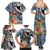 Fiji Day Family Matching Summer Maxi Dress and Hawaiian Shirt Traditional Tapa with Hibiscus and Emblems