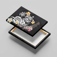 Hawaiian Tropical Plumeria Turtles Canvas Wall Art Polynesian Art Tattoo