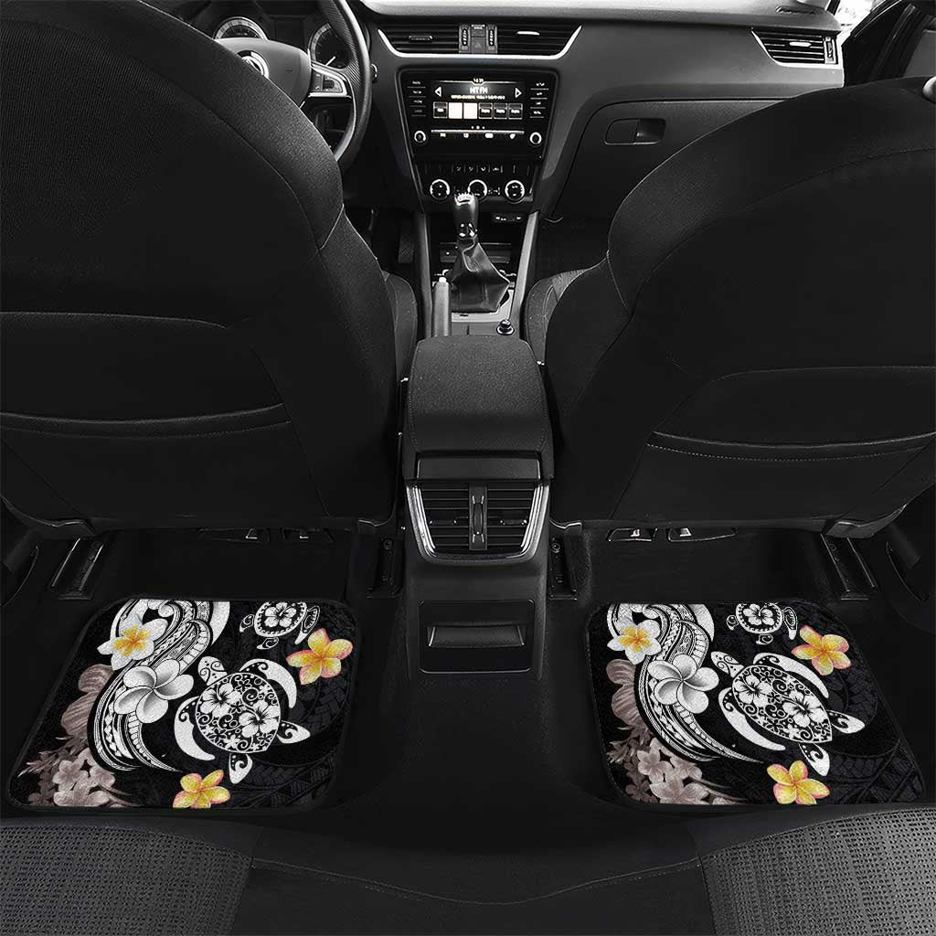 Hawaiian Tropical Plumeria Turtles Car Mats Polynesian Art Tattoo