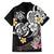 Hawaiian Tropical Plumeria Turtles Hawaiian Shirt Polynesian Art Tattoo