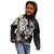 Hawaiian Tropical Plumeria Turtles Kid Hoodie Polynesian Art Tattoo
