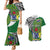 Cook Islands Independence Day Couples Matching Mermaid Dress and Hawaiian Shirt National Flag and Emblem with Tatau Tattoo