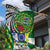Cook Islands Independence Day Garden Flag National Flag and Emblem with Tatau Tattoo