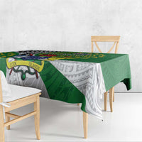 Cook Islands Independence Day Tablecloth National Flag and Emblem with Tatau Tattoo