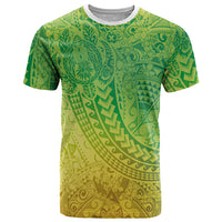 Hawaiian Turtles and Leis T Shirt Tribal Kakau Pattern Fresh Summer Vibe