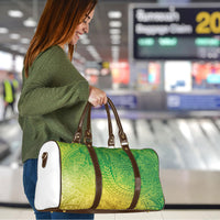 Hawaiian Turtles and Leis Travel Bag Tribal Kakau Pattern Fresh Summer Vibe