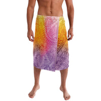 Hawaiian Turtles and Leis Lavalava Tribal Kakau Pattern Magical Rainbow Sky