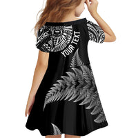 Personalised New Zealand Maori Art Tattoo and Silver Fern Family Matching Mermaid Dress and Hawaiian Shirt LT03 - Polynesian Pride