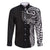 Polynesian Art Traditional Tattoo Pattern Family Matching Mermaid Dress and Hawaiian Shirt