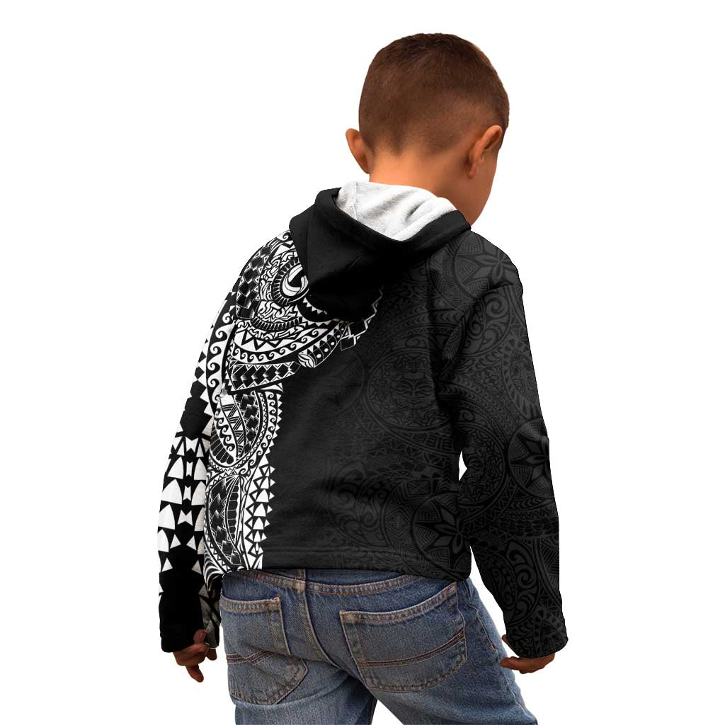 Polynesian Art Traditional Tattoo Pattern Kid Hoodie