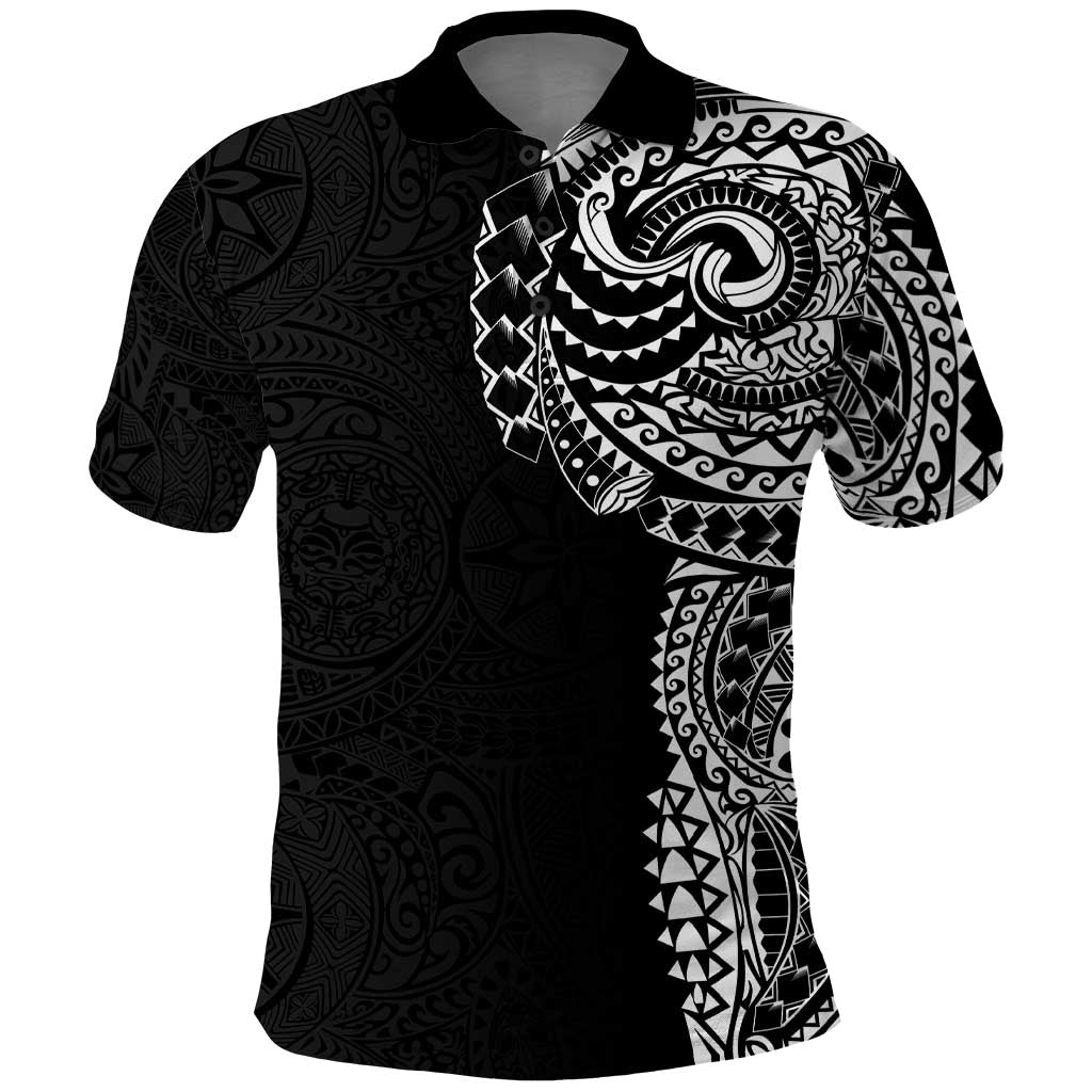 Polynesian Art Traditional Tattoo Pattern Polo Shirt