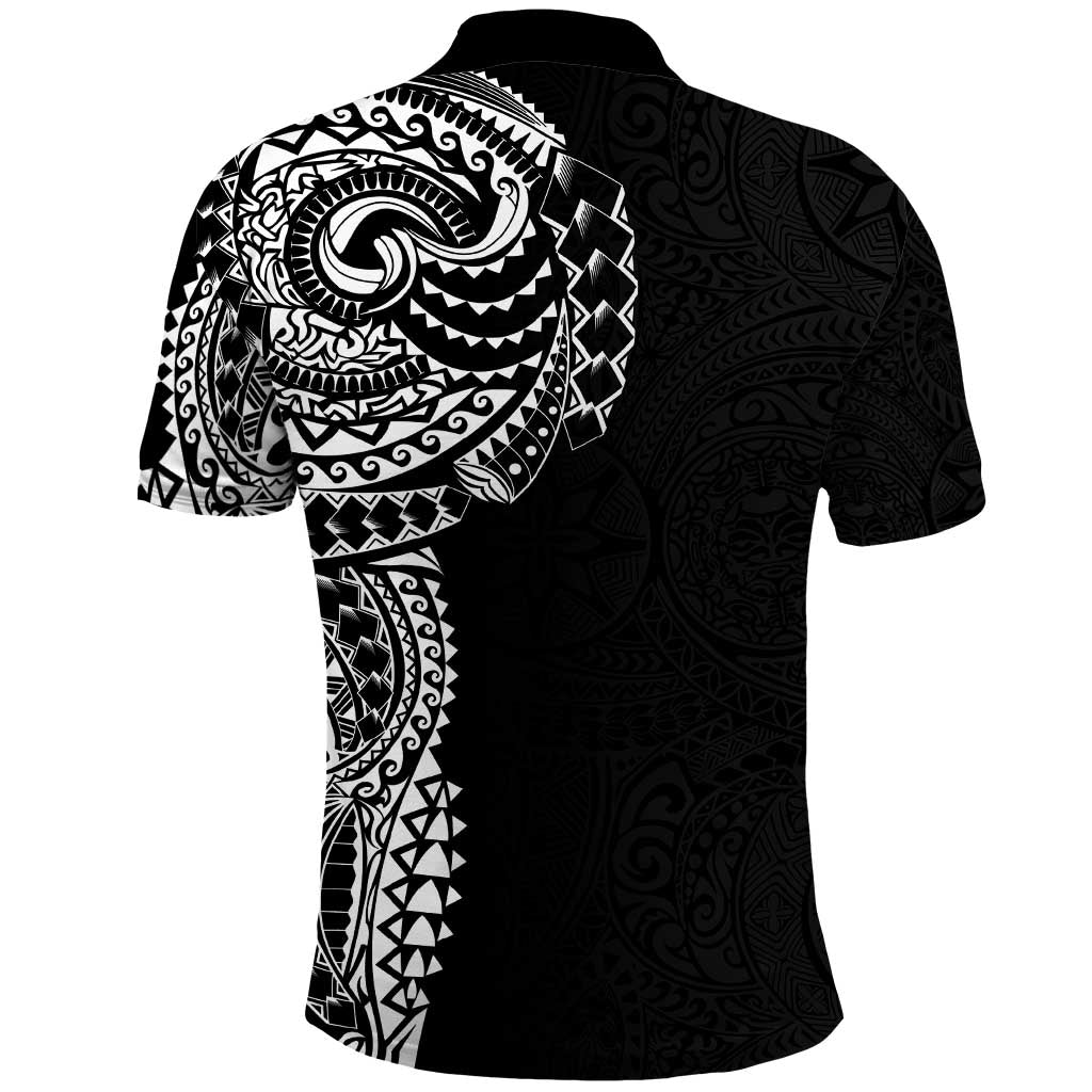 Polynesian Art Traditional Tattoo Pattern Polo Shirt
