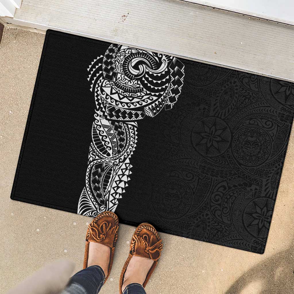 Polynesian Art Traditional Tattoo Pattern Rubber Doormat LT03 - Polynesian Pride