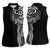 Polynesian Art Traditional Tattoo Pattern Women Sleeveless Polo Shirt