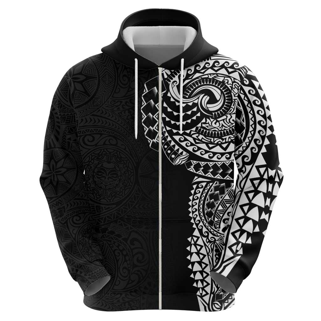 Polynesian Art Traditional Tattoo Pattern Zip Hoodie LT03 - Polynesian Pride